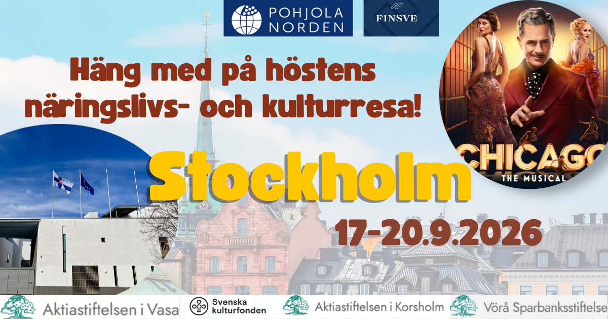 Pohjanmaan alueen matka Tukholmaan